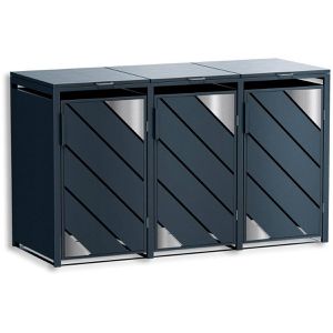 Mülltonnenbox Metzler MMB-7-3X, Metall