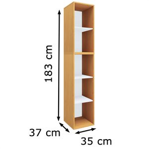 Produktbild für Aktenregal VCM Lona I XXL, 917850, aus Holz