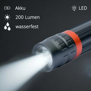 Produktbild für Taschenlampe Acculux 200L 414012, LED, mit Batterie