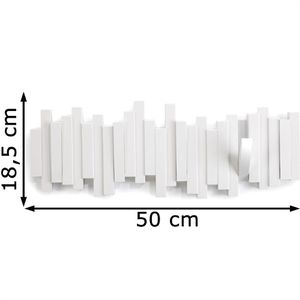 Produktbild für Garderobenleiste Umbra Stäbchen, 318211-660, weiß
