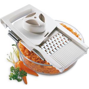 Produktbild für Gemüseschneider Leifheit Allzweckreibe 4+1