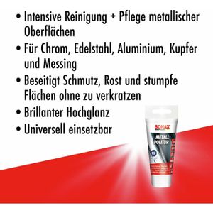 Produktbild für Autopolitur Sonax 02040000 Metall Politur