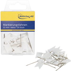 Produktbild für Markierungsfahnen Böttcher-AG weiß