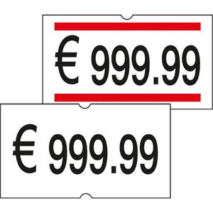 Preisetiketten Herlitz 1605294, weiß, 21,6 x 12 mm