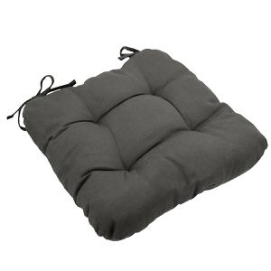 Produktbild für Stuhlkissen Zollner MADEIRA, graphit, für Außen