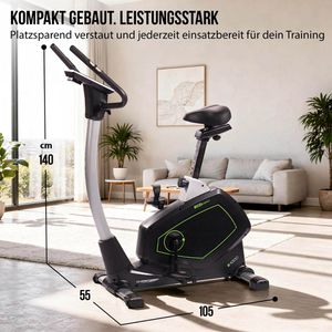 Produktbild für Ergometer Christopeit ECO 1000 10kg Schwungmasse, Upright-Bike