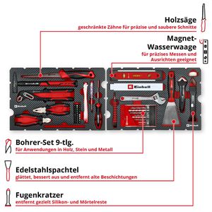 Produktbild für Werkzeugkoffer Einhell E-Case Renovierung, 370517