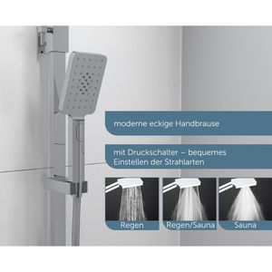 Produktbild für Duschsystem Schütte Ocean, verchromt