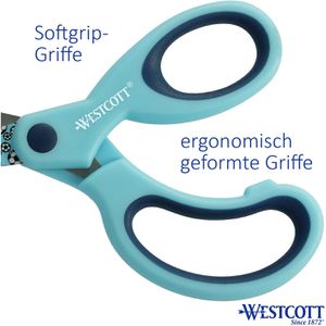 Produktbild für Kinderschere Westcott Softgrip Sporty, 13cm