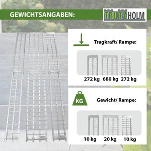 Produktbild für Auffahrrampe Trutzholm 27194901, 3-teilig
