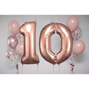 Produktbild für Luftballons Amscan 9906276, Riesenzahl 1, rose