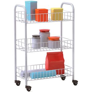 Produktbild für Nischenregal Metaltex Siena, 340633014, mit Rollen