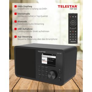 Produktbild für Radio Telestar Top 200 DAB+