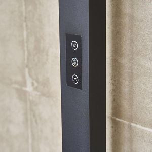 Produktbild für Stehlampe LEDmaxx Linus Up&amp;Down LED schwarz, 195 cm