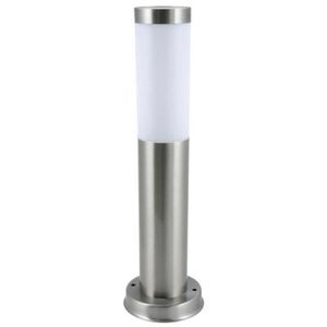 Wegeleuchte Heitronic Larisa, silber, mit 230 V Netzstrom