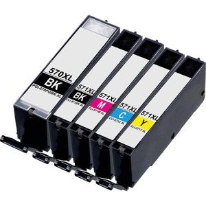 Produktbild für Tinte Böttcher-AG für Canon PGI-570PGBK XL + CLI-571 XL