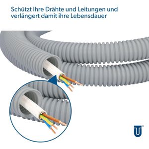 Produktbild für Leerrohr Unitec 407011, ungeschlitzt