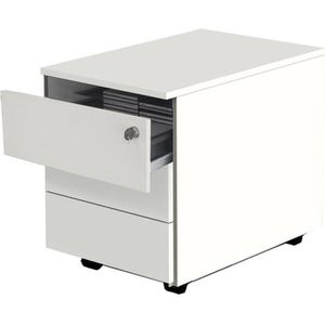 Rollcontainer Kerkmann Milano 4647, Holz, weiß