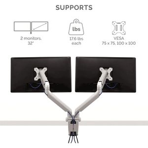 Produktbild für Monitorhalterung Fellowes Platinum, VESA 75x75 &amp; 100x100 mm