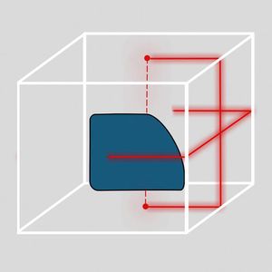 Produktbild für Kreuzlinienlaser Bosch 0601066G00, GCL 2-50 C, Bluetooth