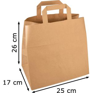 Produktbild für Papiertüten Papstar 86447, braun