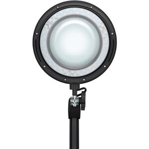 Produktbild für Lupenleuchte Goobay schwarz, 127 mm Glaslinse, dimmbar, LED