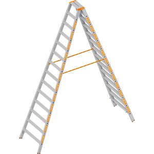 Stehleiter Layher Topic 1043, beidseitig begehbar