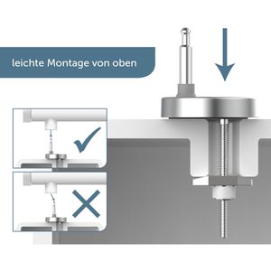 Produktbild für WC-Sitz Schütte Slim White 82700, oval, aus Duroplast