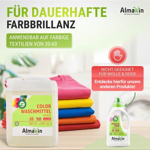 Produktbild für Waschmittel AlmaWin Colorwaschmittel Lindenblüten