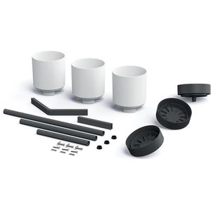 Produktbild für Blumenständer Prosperplast Bloomie, schwarz/weiß