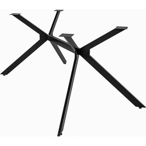 Tischbein CLP Cascada S 323438, schwarz aus Metall