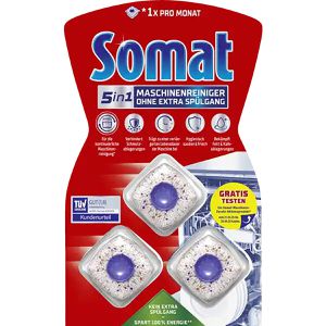 Spülmaschinenreiniger Somat Duo 5 in 1 Maschinenreiniger, Tabs
