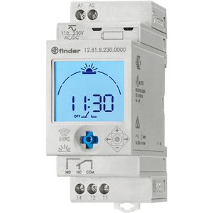 Zeitschaltuhr Finder 12.81, digital