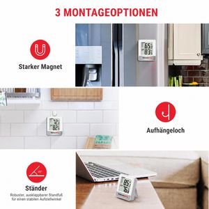 Produktbild für Thermometer ThermoPro TP200C, mit LC-Display, digital