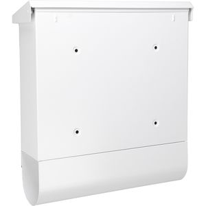 Produktbild für Briefkasten Burg-Wächter Nordland Set 20867, weiß, aus Stahl