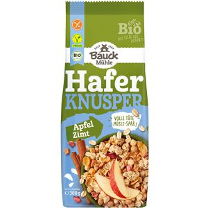 Produktbild für Müsli Bauckhof Hafer Knusper Apfel Zimt, glutenfrei, BIO