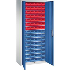 Magazinschrank CP-Möbel Serie 13, grau / blau