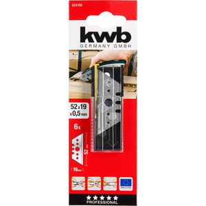 Produktbild für Cuttermesser-Klingen kwb 24106, Trapezklinge