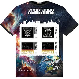 Briefmarken DeutschePost Scorpions Universe, Set