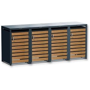 Mülltonnenbox Metzler MMB-3-4X, Metall