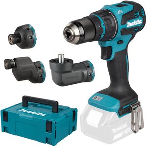 Produktbild für Akku-Bohrschrauber Makita DDF491ZJ01, mit Wechselkopfsystem