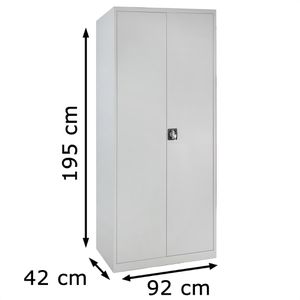 Produktbild für Werkzeugschrank ADB 40956, aus Metall, lichtgrau