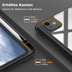 Produktbild für Tablet-Hülle Fintie Hybrid Slim Case, schwarz