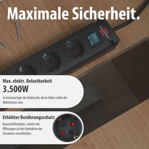 Produktbild für Steckdosenleiste Brennenstuhl Bremounta 1,5m Kabel