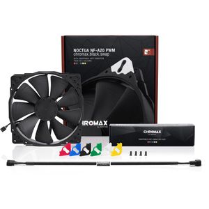 Produktbild für Gehäuselüfter Noctua NF-A20 PWM black.swap