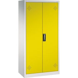 Produktbild für Umweltschrank CP-Möbel 8921-315, lichtgrau / gelb