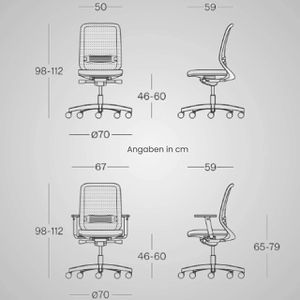 Produktbild für Bürostuhl Bisley Bali