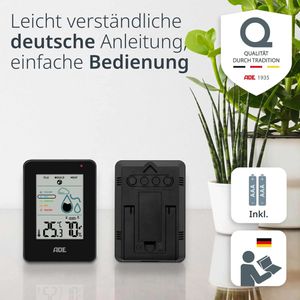 Produktbild für Thermo-Hygrometer ADE WS2310-2, digital, schwarz