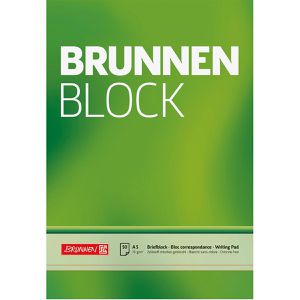 Produktbild für Briefblock Brunnen 1052426 Der Brunnen Block, A5