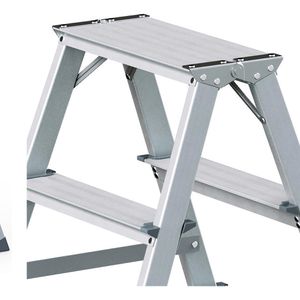 Produktbild für Stehleiter Zarges Scana B, 44203, beidseitig begehbar